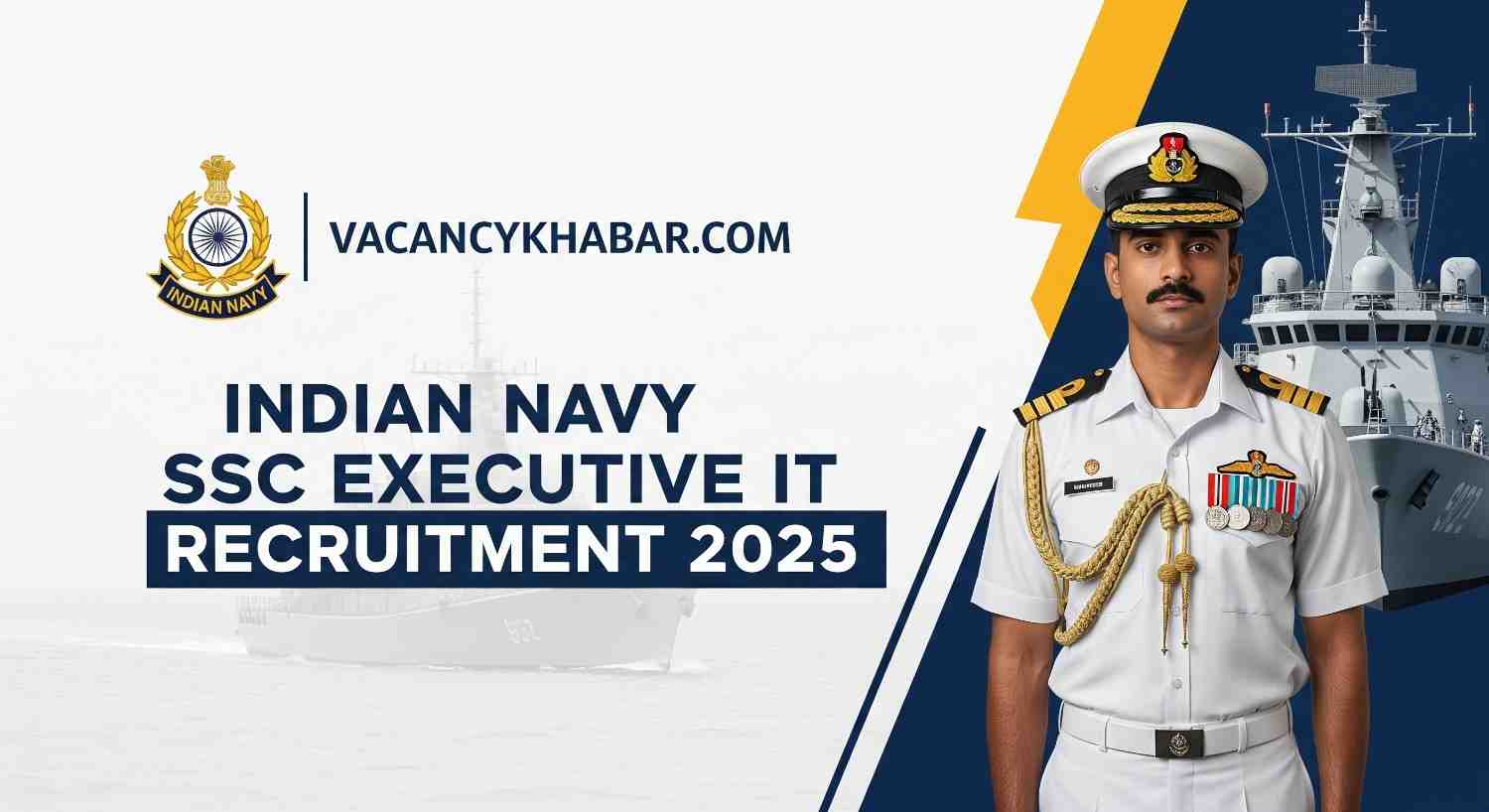 Indian Navy SSC Executive IT Recruitment 2025
