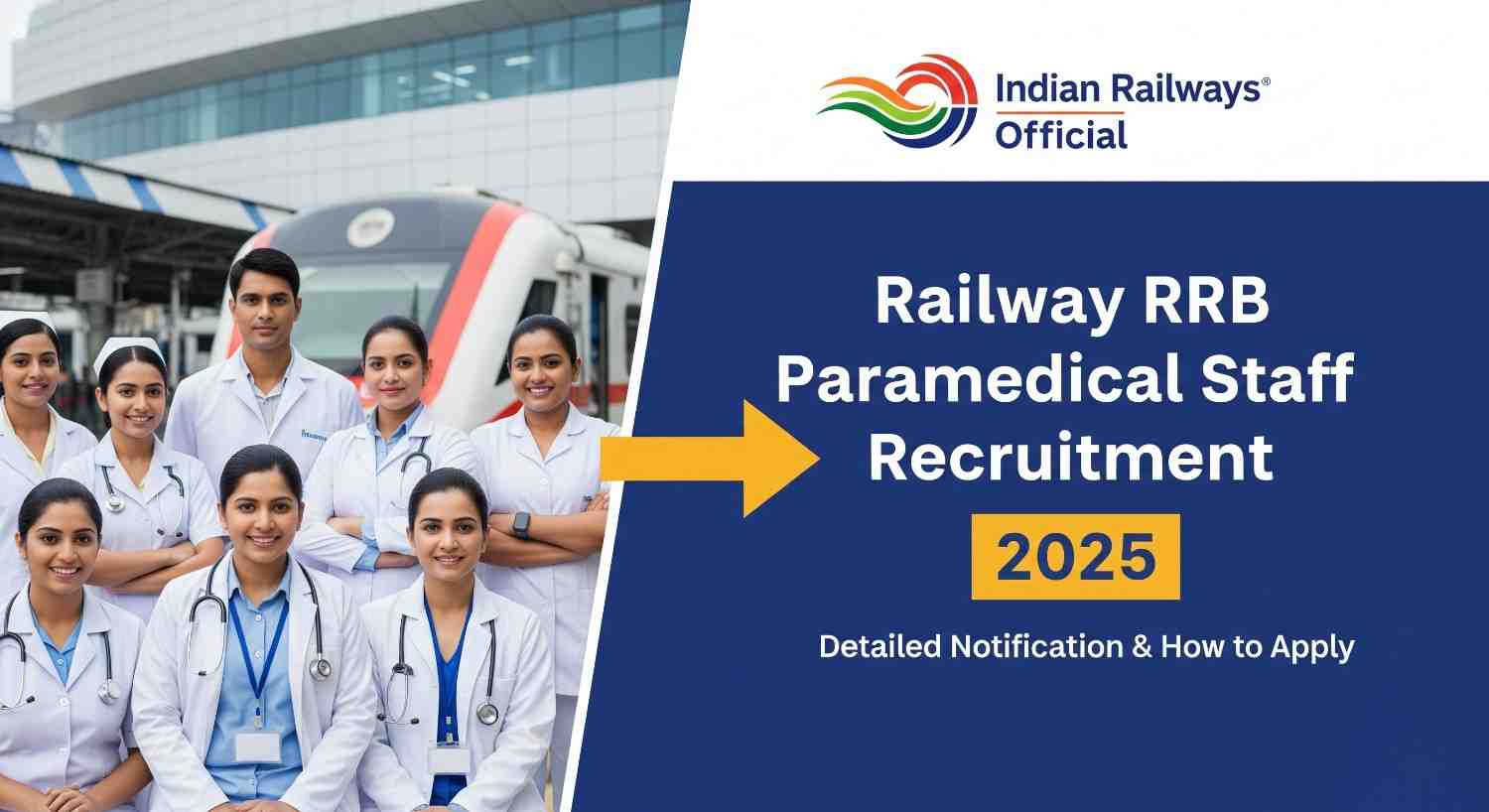 RRB Paramedical Staff Recruitment 2025: