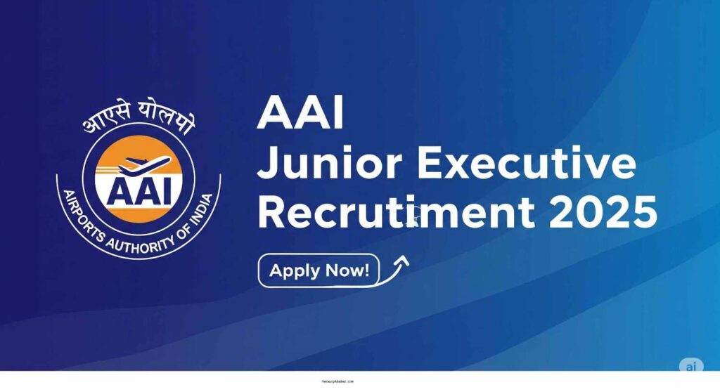 AAI Junior Executive Online Form 2025 - Apply Now